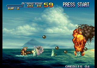 Metal Slug 3 (Weapons Drop Shot With Infinite Ammo) png snap