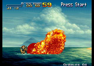 Metal Slug 3 (Enemy Soldier Reset Version #1, 2020-09-29)[Edition 2])(Revised Version Big Flame Shot Extreme Remix 1.0, 2020-09-29) png snap