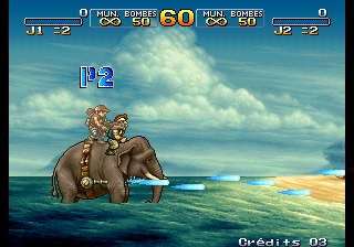 Metal Slug 3 (Enemy Soldier Reset Version #1, 2020-09-29)[Edition 2])(Revised Version Big Flame Shot Extreme Remix 1.1, 2020-09-29) png snap