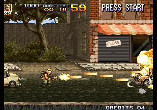 Metal Slug 4 (Weapons Heavy Machine Gun With Infinite Ammo) png snap