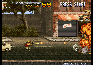 Metal Slug 4 (Fix The Black Background Of Title) png snap