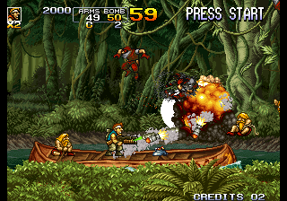 Metal Slug 5 (Enemy Soldiers Magic Version, 2019-12-07)(Revised Version Big Heavy Machine Gun Remix 1.1, 2020-10-08) png snap
