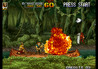 Metal Slug 5 (Enemies Resetting Summon Slug Edition, 2019-01-01)(Revised Version Big Flame Shot Remix 1.1, 2020-10-08) png snap