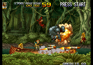 Metal Slug 5 (Enemies Resetting Summon Slug Edition, 2019-01-01)(Revised Version Big Rocket Launcher Remix 1.1, 2020-10-08) png snap