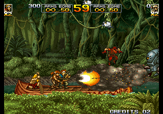 Metal Slug 5 (Enemies Resetting Summon Slug Edition, 2019-01-01)(Revised Version Big Shotgun Remix 1.1, 2020-10-08) png snap