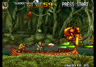 Metal Slug 5 (Enemies Resetting Summon Slug Edition, 2019-01-01)(Revised Version Dual Machine Gun Remix 1.0, 2020-10-08) png snap