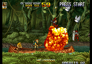 Metal Slug 5 (Enemies Resetting Multi-Function Version, 2019-01-01)(Revised Version Big Flame Shot Extreme Remix 1.1, 2020-10-08) png snap