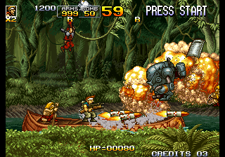 Metal Slug 5 (Enemies Resetting Multi-Function Version, 2019-01-01)(Revised Version Big Rocket Launcher Extreme Remix 1.1, 2020-10-08) png snap