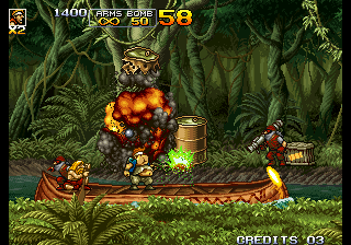 Metal Slug 5 (Fighting Machine Latest Version, 2015-01-20)(Revised Version Big Heavy Machine Gun Remix 1.0, 2020-10-02) png snap