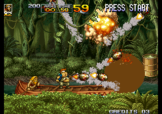 Metal Slug 5 (Fighting Machine Latest Version, 2015-01-20)(Revised Version Enemy Chaser Remix 1.0, 2020-10-02) png snap