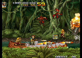 Metal Slug 5 (Enemy Soldiers Enhanced Summon Slug Edition, 2018-11-05)(Revised Version Big Rocket Launcher Remix 1.0, 2020-10-08) png snap