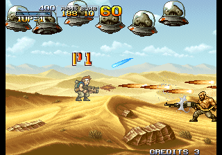 Metal Slug X (Allen O'Neil See You In Hell 2R Edition 2020-07-16)[TEST DEMO])(Big Heavy Machine Gun Flame Edition) png snap