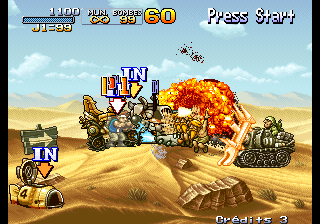 Metal Slug X (The Hungry Meteorite 2R Edition 2020-06-11 [TEST DEMO])(Revised Version Hybrid Bullets Extreme Remix [2020-10-11]) png snap