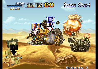 Metal Slug X (The Hungry Meteorite 2R Edition 2020-06-11 [TEST DEMO])(Revised Version Big Flame Shot Extreme Remix V1.1 [2020-10-11]) png snap