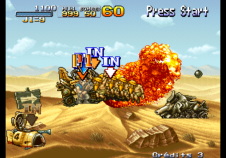 Metal Slug X (The Hungry Meteorite 2R Edition 2020-06-11 [TEST DEMO])(Revised Version Big Heavy Machine Gun Extreme Remix V1.1 [2020-10-11]) png snap