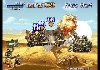 Metal Slug X (The Hungry Meteorite 2R Edition 2020-06-11 [TEST DEMO])(Revised Version Big Shotgun Extreme Remix V1.1 [2020-10-11]) png snap