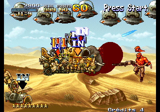 Metal Slug X (Allen O'Neil See You In Hell 2R Edition 2020-07-16)[TEST DEMO])(Revised Version Big Flame Shot Extreme Remix V1.1 [2020-10-11]) png snap