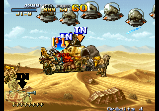 Metal Slug X (Allen O'Neil See You In Hell 2R Edition 2020-07-16)[TEST DEMO])(Revised Version Big Heavy Machine Gun Extreme Remix V1.1 [2020-10-11]) png snap