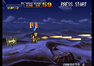 Metal Slug X (Weapons Big Heavy Machine Gun With Infinite Ammo) png snap