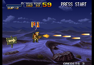 Metal Slug X (Weapons Heavy Machine Gun With Infinite Ammo) png snap