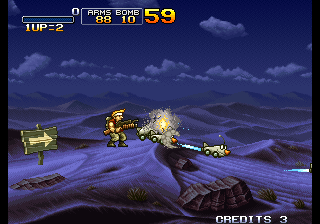 Metal Slug X (Weapons Iron Lizard With Infinite Ammo) png snap