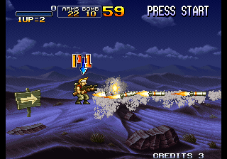 Metal Slug X (Weapons Rocket Launcher With Infinite Ammo) png snap