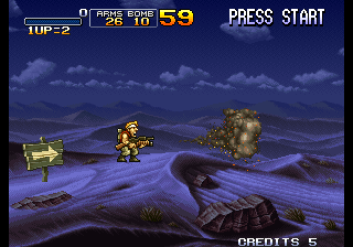 Metal Slug X (Weapons Shotgun With Infinite Ammo) png snap