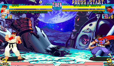 Marvel Vs. Capcom: Clash of Super Heroes (980123U, Enable EX.Characters) png snap