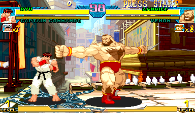 Marvel Vs. Capcom: Clash of Super Heroes (980123J, Modify the Order V2, 2009-07-15) png snap