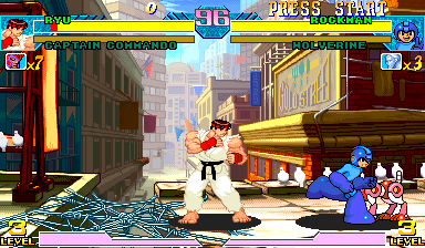 Marvel Vs. Capcom: Clash of Super Heroes (980123J, Get maximum power on attack) png snap