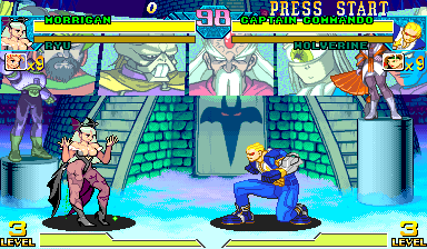 Marvel Vs. Capcom: Clash of Super Heroes (980123U, Enable EX.Characters) png snap