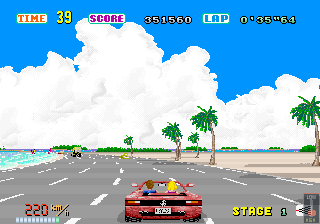 Out Run (Enhanced Edition v1.0.0)(sitdown/upright, Rev B) png snap