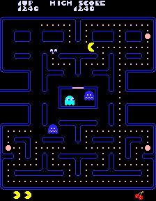 Pacman with Pacman font png snap