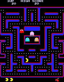 Pac Man 25 - (Tengen Mazes)(PAC-MAN Classic Look) png snap