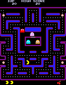 Pac Man 25 - (Tengen Mazes) png snap