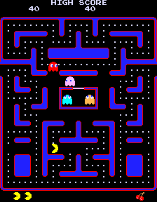 Pac Man 25 - (Tengen Tall Mazes)(PAC-MAN Classic Look) png snap
