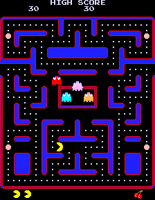 Pac Man 25 - (Tengen Tall Mazes) png snap