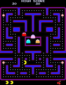 Pac Man 25 - Pac Man + Tournament - Blue png snap