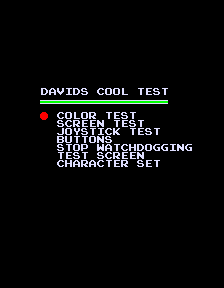 Pacman Test Rom (set 2) png snap