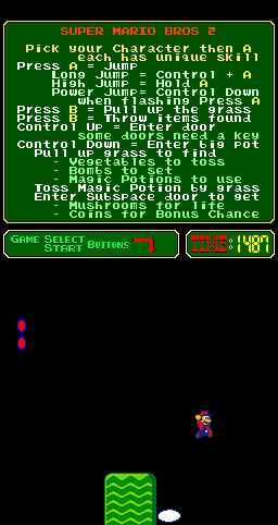 Super Mario Bros. 2 (All Floating, 2013-11-25)(PlayChoice-10) png snap