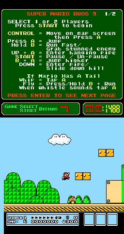 Super Mario Bros. 3 (Mod Invincible, 2013-12-19)(PlayChoice-10) png snap
