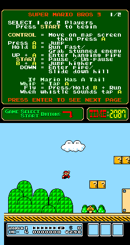 Super Mario Bros. 3 (Tiaobao Edition, 2011-11-02)(PlayChoice-10) png snap