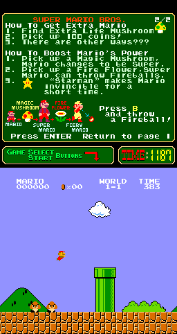 Super Mario Bros. (Air Swimming, 2013-03-19)(PlayChoice-10) png snap