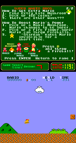 Super Mario Bros. (Babio - Super Baby Bros, 2011-12-30)(PlayChoice-10) png snap