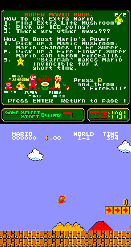 Super Mario Bros. (Nameless B, 2011-12-29)(PlayChoice-10) png snap