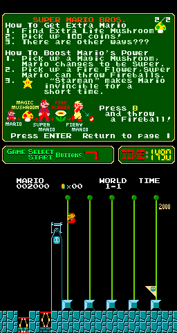 Super Mario Bros. (Self-Running Full Version, 2012-01-03)(PlayChoice-10) png snap