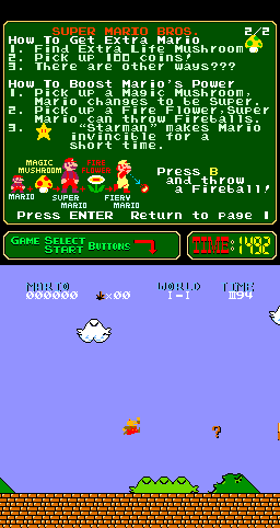Super Mario Bros. (Super Bizzario Bros, 2013-03-19)(PlayChoice-10) png snap