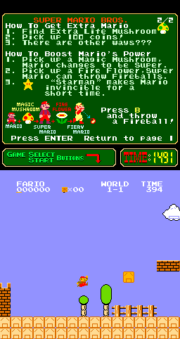 Super Mario Bros. (Super Tricky Mario, 2011-12-29)(PlayChoice-10) png snap