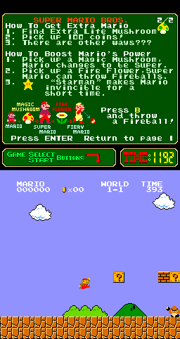 Super Mario Bros. (The Enemy Will Fire Bullets (Discontinuous) 2011-12-30)(PlayChoice-10) png snap
