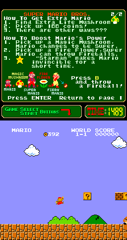 Super Mario Bros. (Time World Score, 2011-12-30)(PlayChoice-10) png snap